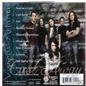 Album borító fantasy művészettel, egy nővel és egy szörnnyel.
