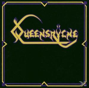 CD-Cover: Queensrÿche-Logo auf schwarzem Hintergrund mit gold-violettem Rahmen.