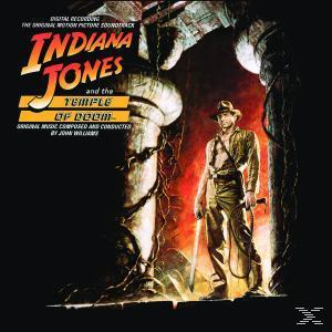 CD-Cover: Indiana Jones und der Tempel des Todes, mit dem Helden des Films.