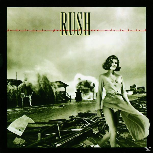 Albumcover. Frau im Kleid geht auf die Kamera zu, Hintergrund zeigt einen Sturm.