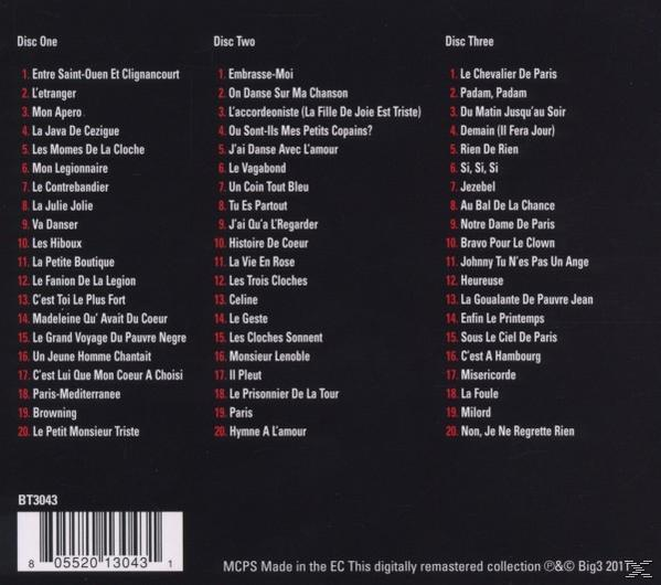 Edith Piaf - The Absolutely Essential 3 Cd Collection  - (CD)