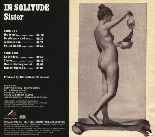 In Solitude - Sister  - (CD)