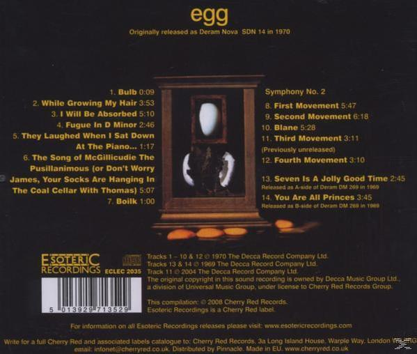 The Egg - Egg (Exp.& 24-Bit Rem.)  - (CD)