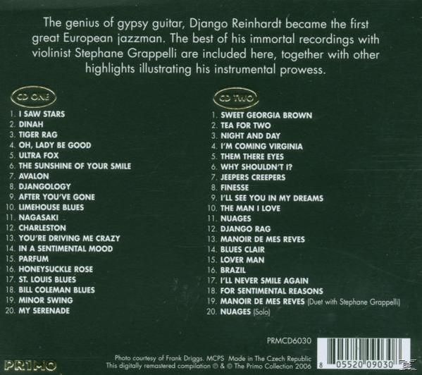 Django Reinhardt - 40 Breathtaking Recordings  - (CD)