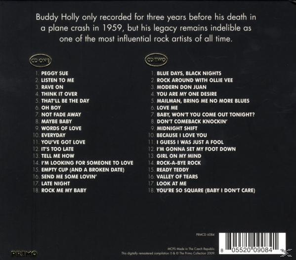 Buddy Raves On Legend - (CD) - Holly The