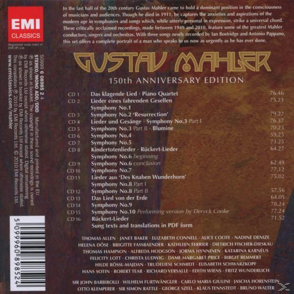 Albumrückseite mit Text über die Musik und Künstler, mit Titelliste und Namen.