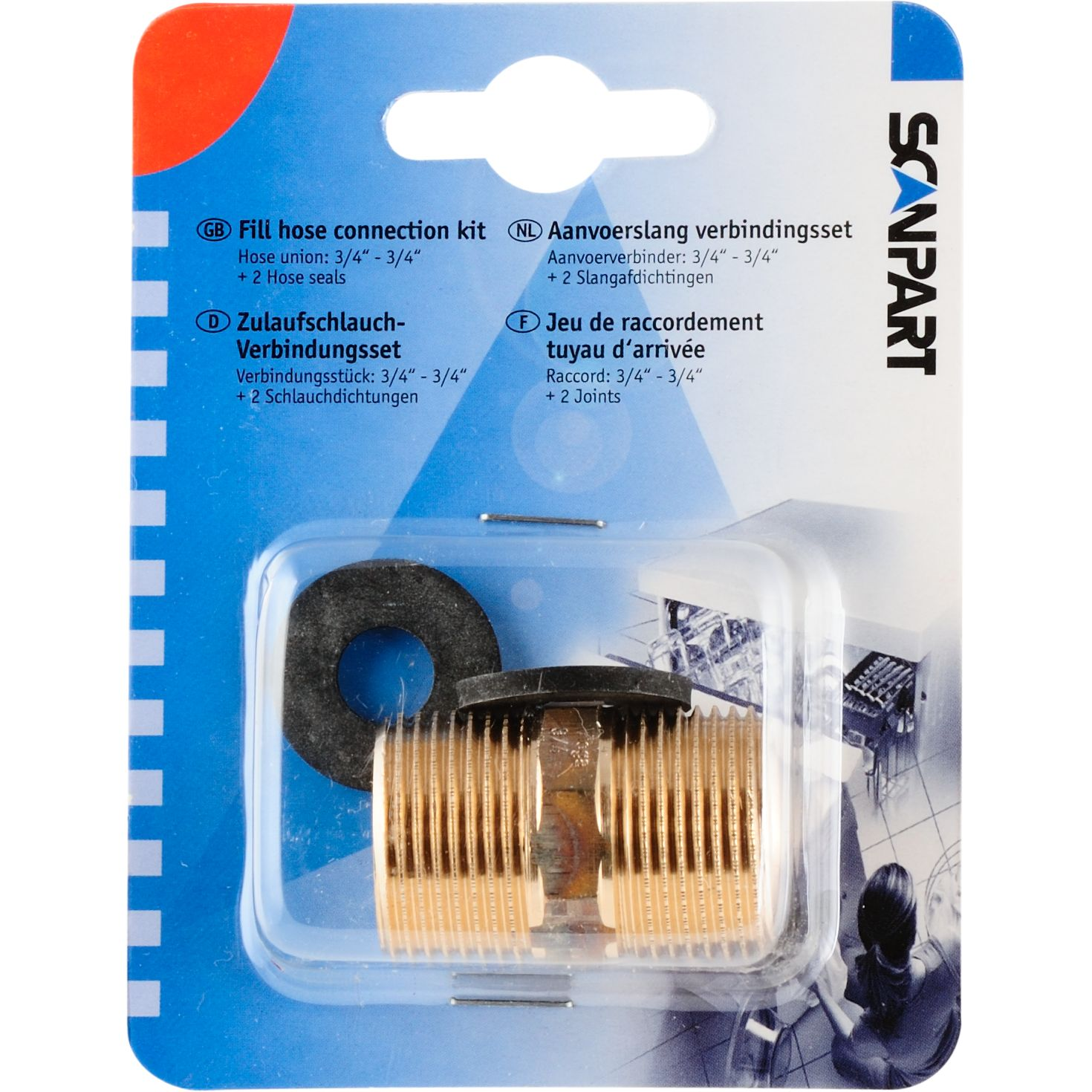 SCANPART Connexion pour arrivée d'eau (1132710003)