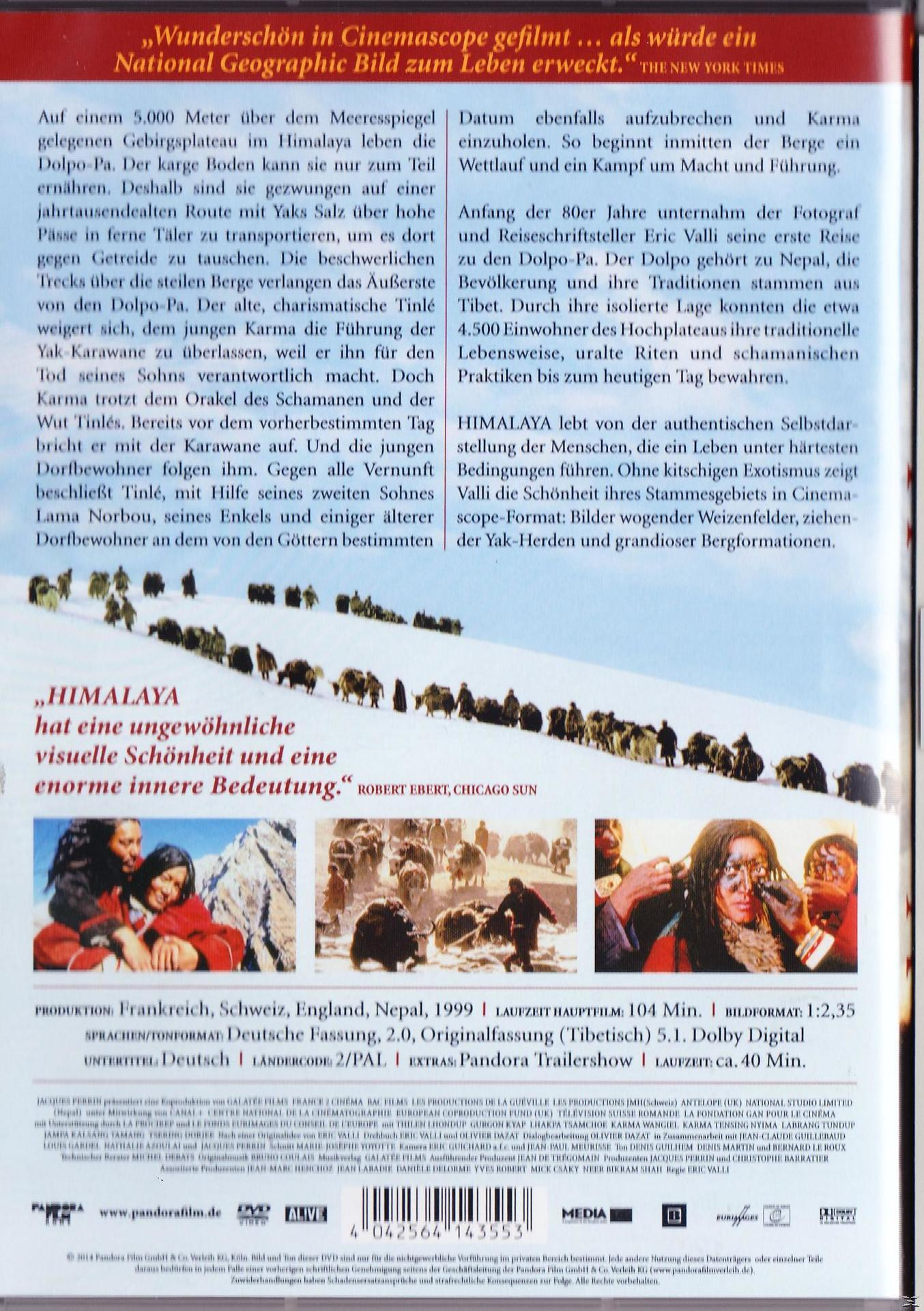 Eine Magazinseite mit Text, Bildern von Bergen und einer Person.