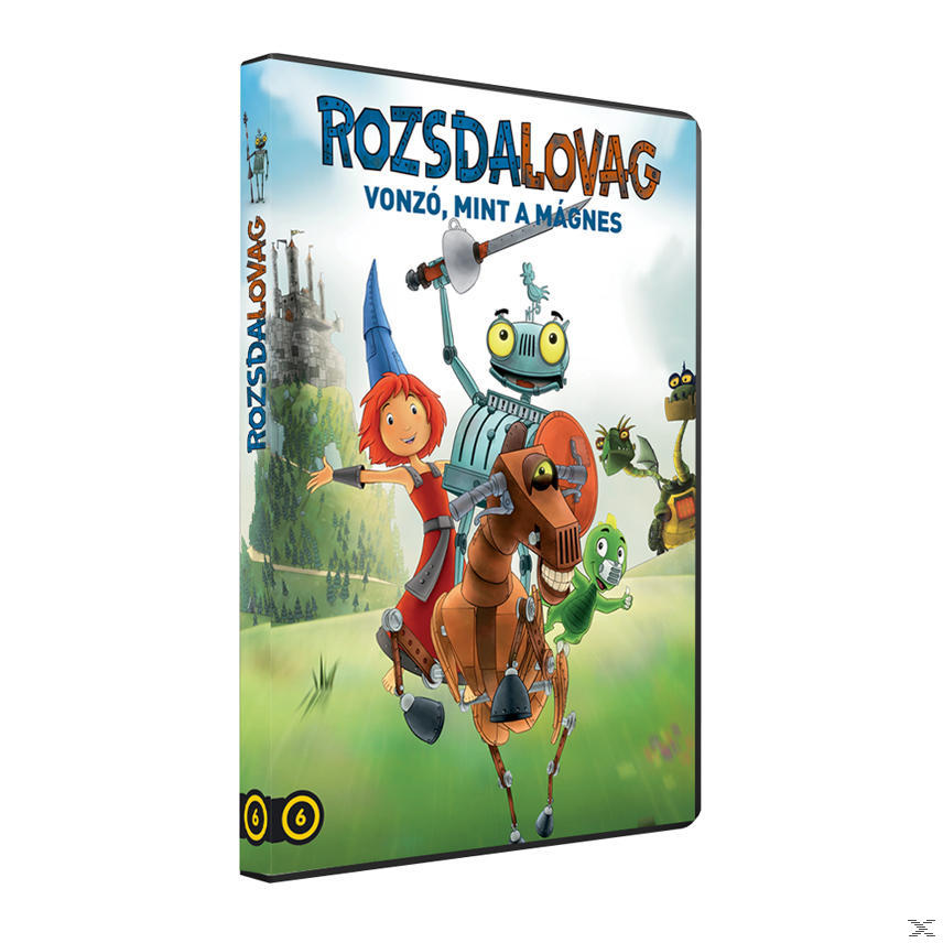 DVD borító rajzfilmfigurákkal egy lószerű lényen.