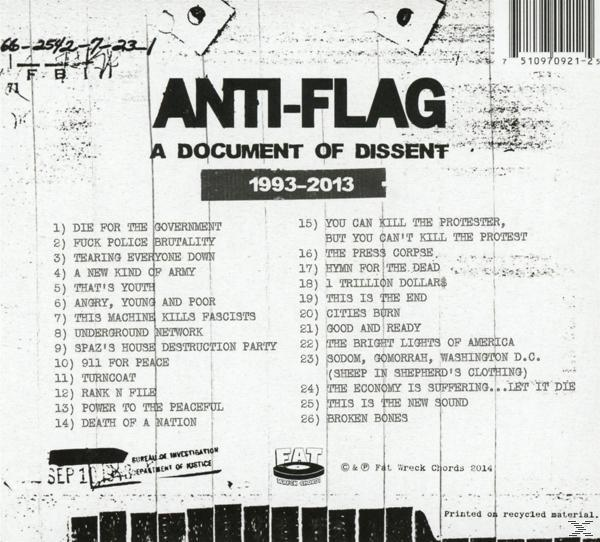 CD-Hülle Rückseite mit Titelliste und Bandnamen. Weißer Hintergrund mit schwarzem Text.