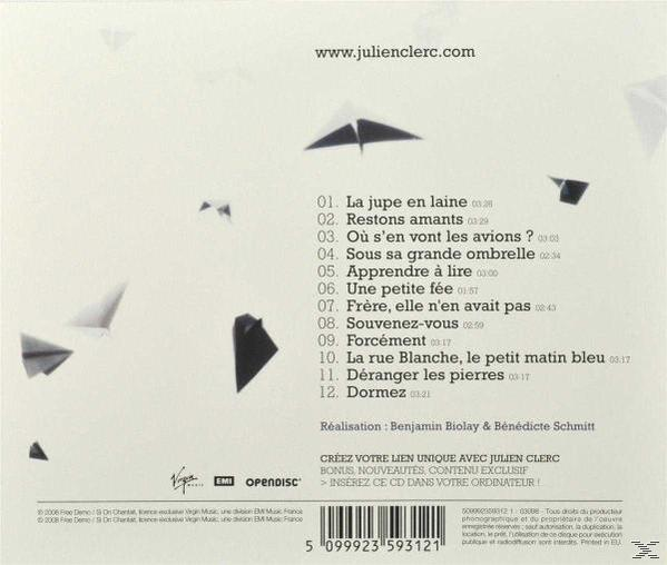 Julien Clerc - Avions (Stan) Vont (CD) Ou S\'en - Les