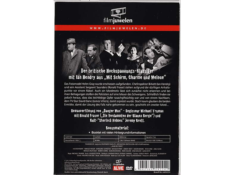 Thumbnail - ALIBI DES TODES-SCHLAGZEILE: MORD DVD