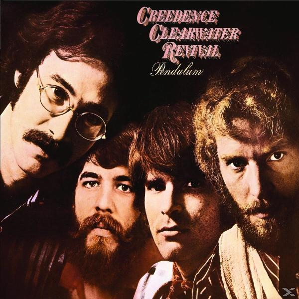 Creedence Clearwater Revival Albumcover mit vier Bandmitgliedern in einem Gruppenporträt.