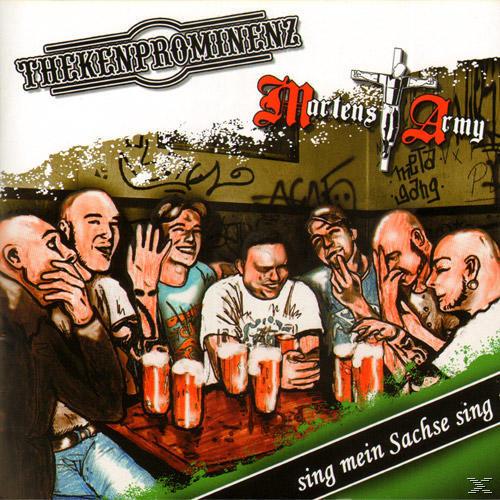 MARTENS ARMY/THEKENPROMINENZ - SPLIT (CD) Sing! - Mein Sachse Sing
