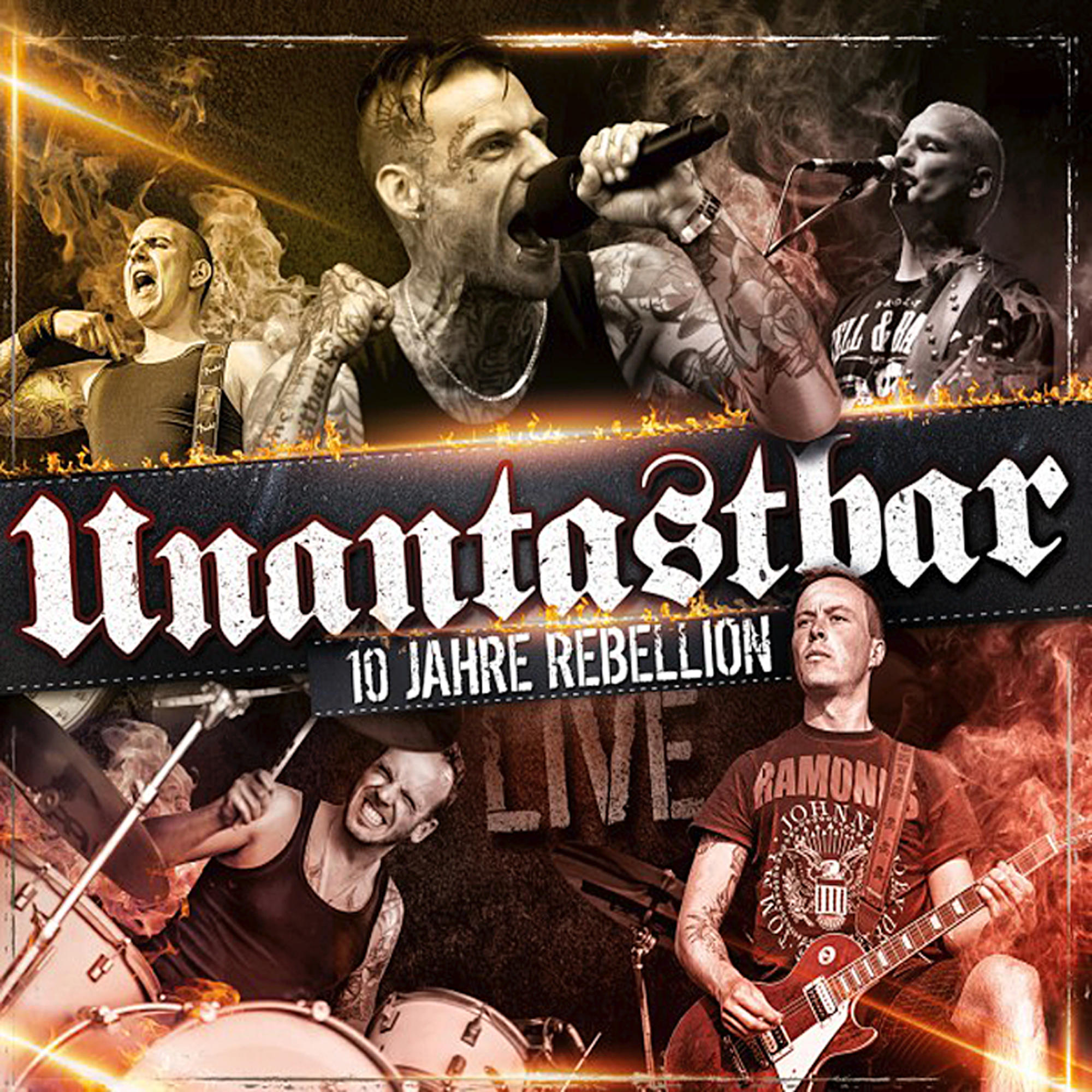 Unantastbar - 10 Jahre Rebellion-Live  - (CD + DVD Video)