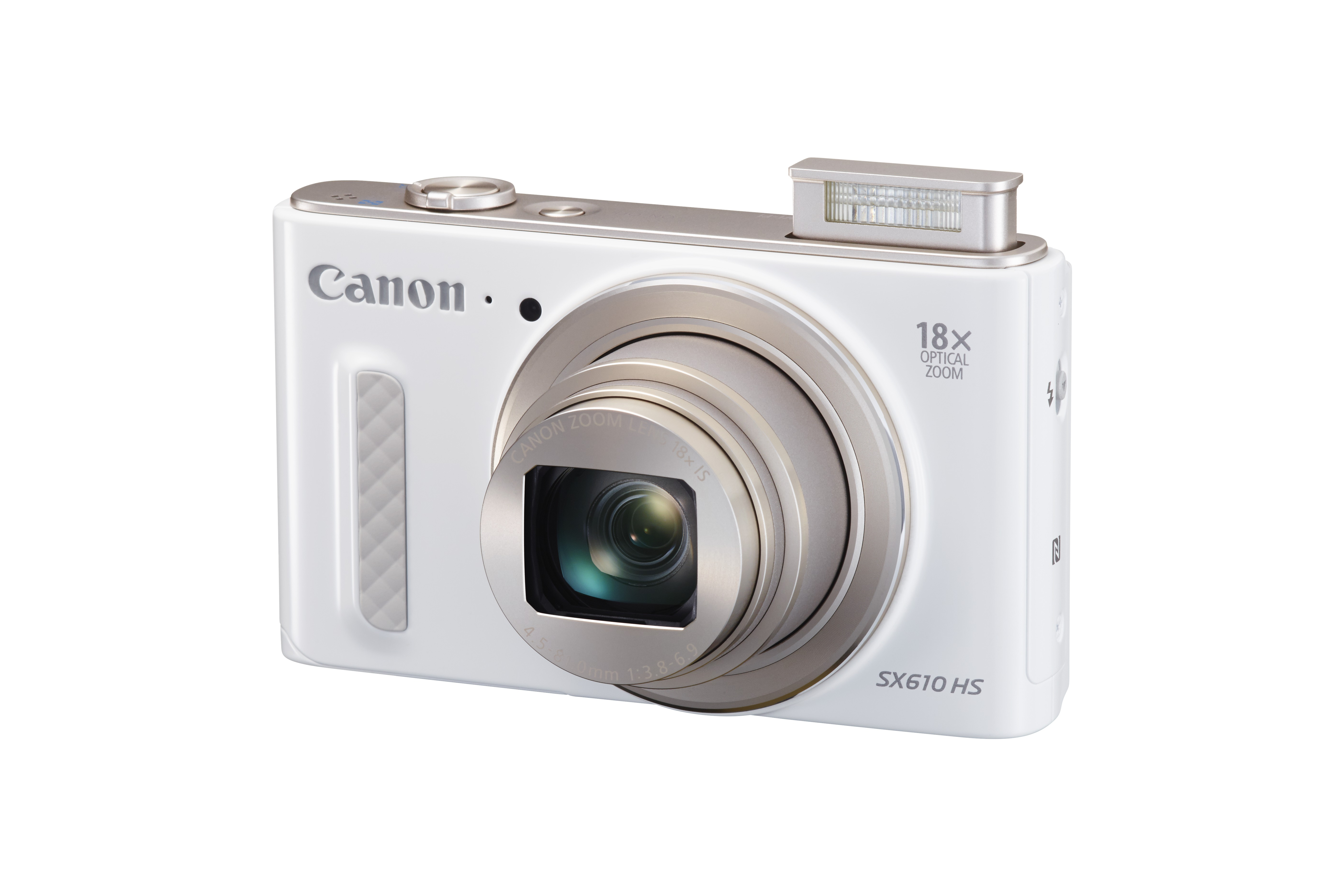 CANON Power Shot SX610 HS Kompaktkamera Weiß, 18x opt. Zoom, sRGB-PureColor-II-G-LCD, WLAN