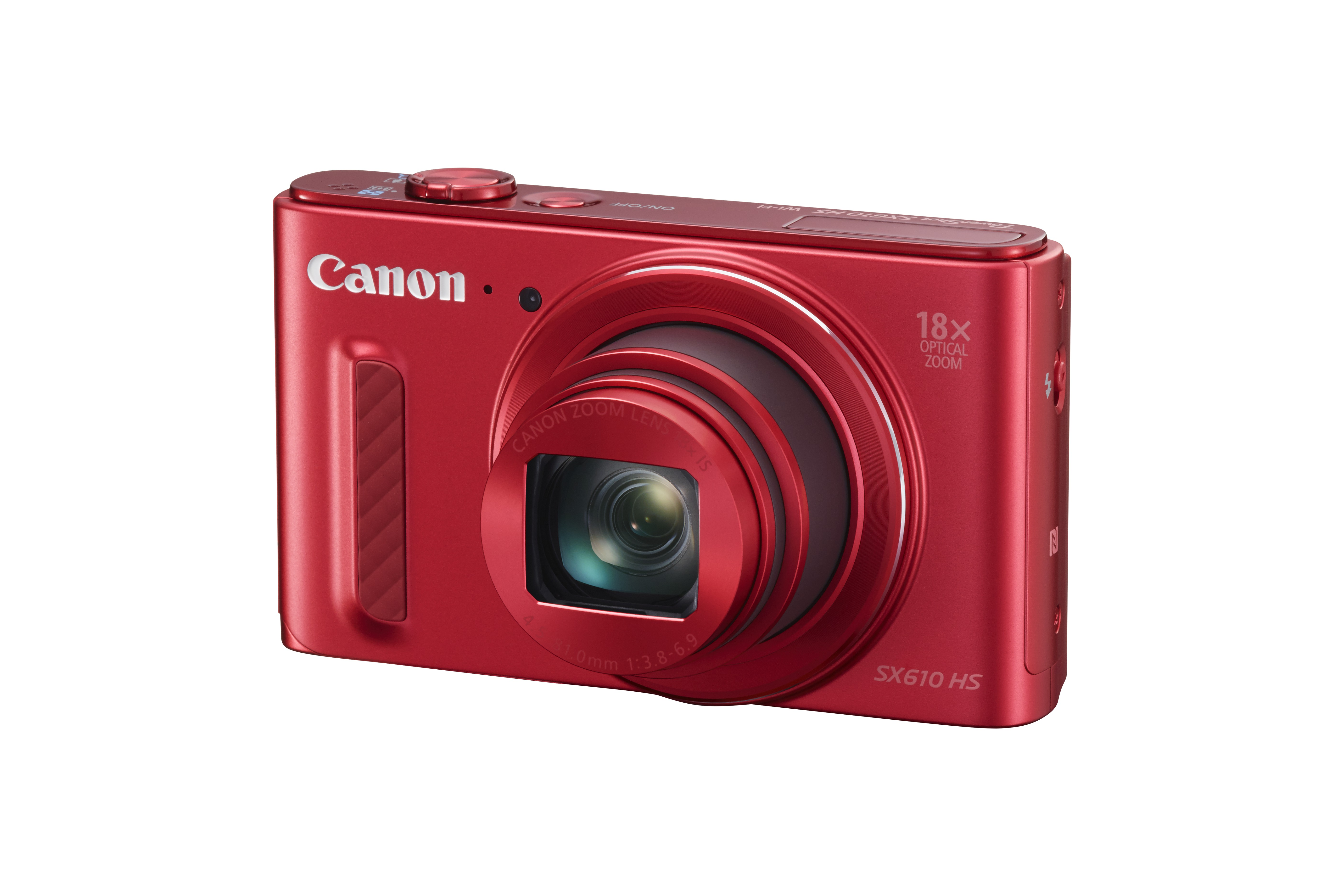 CANON Power Shot SX610 HS Kompaktkamera Rot, 18x opt. Zoom, sRGB