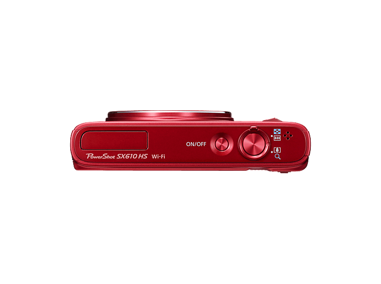 CANON Power Shot SX610 HS Kompaktkamera Rot, 18x opt. Zoom, sRGB