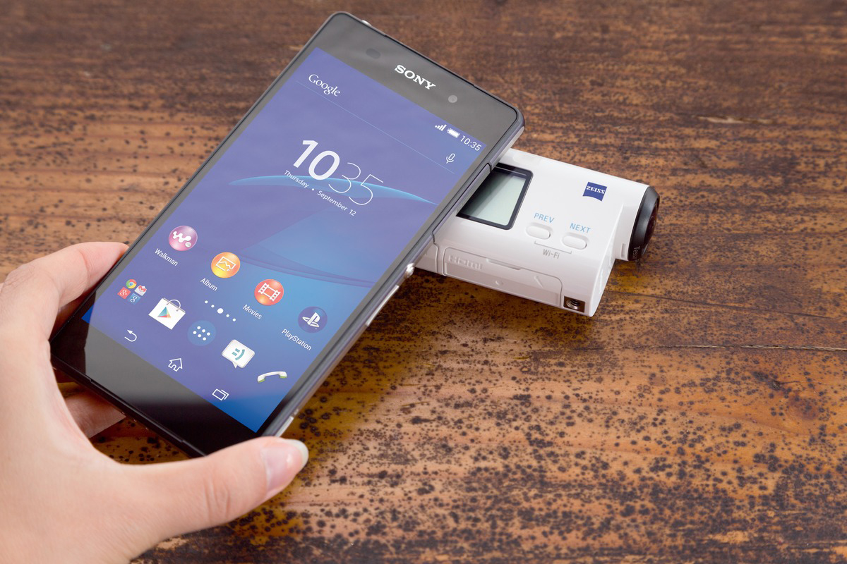 SONY HDR-AS200VT Action Cam  inkl. Fernbedienung, WLAN