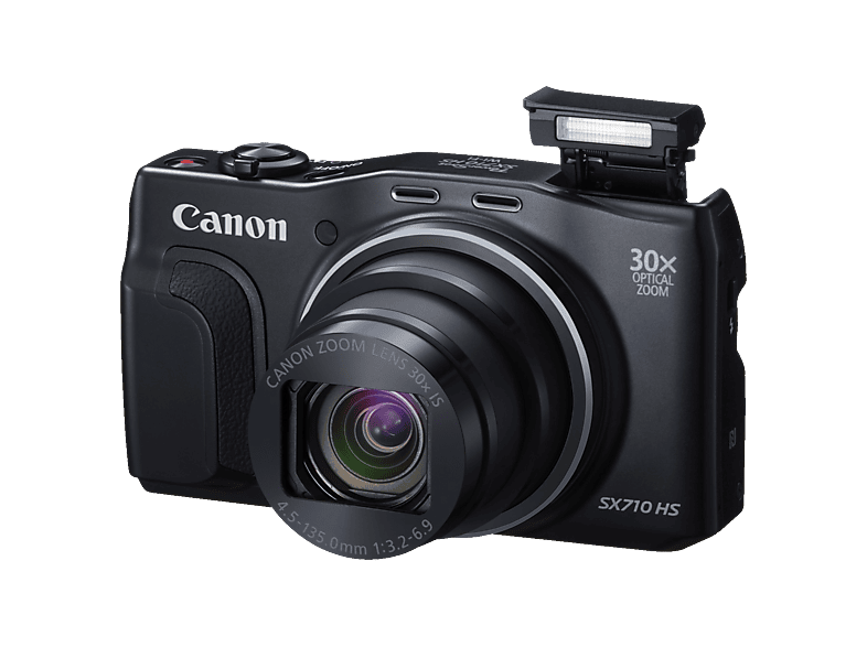 CANON PowerShot SX710 HS Kompaktkamera Schwarz, 30x opt. Zoom