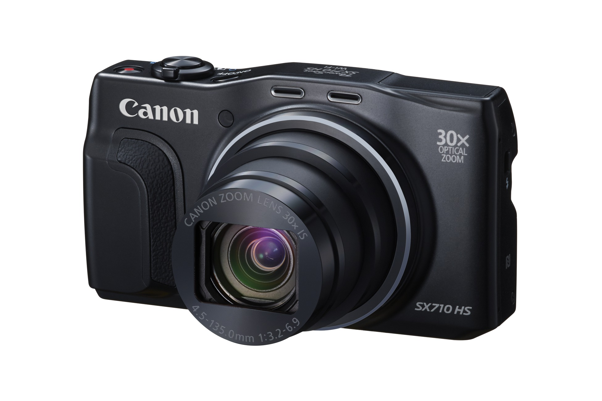 CANON PowerShot SX710 HS Kompaktkamera Schwarz, 30x opt. Zoom, sRGB-PureColor-II-G-LCD, WLAN