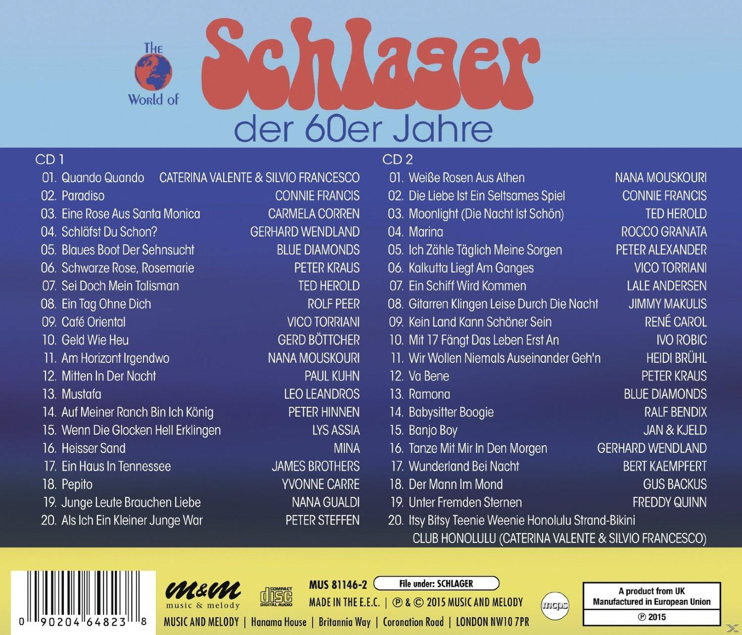 VARIOUS - Schlager Der 60er Jahre  - (CD)