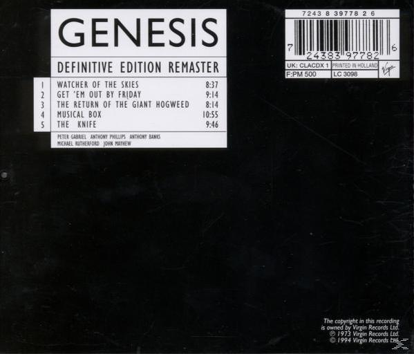 Genesis - Live  - (CD)