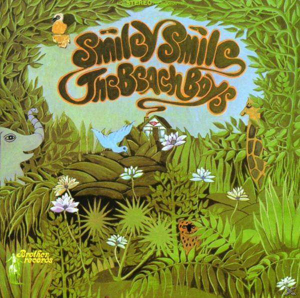 A 'Smiley Smile' album borítója a The Beach Boys-tól. Művészet állatokkal és növényekkel.