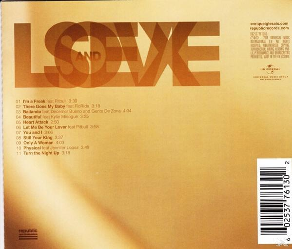 Enrique Iglesias - Sex And Love CD