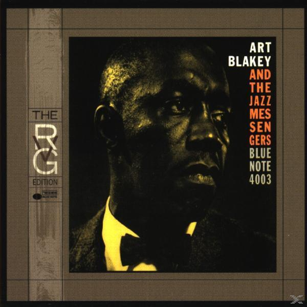 Az Art Blakey and The Jazz Messengers album borítója, fekete és sárga tónusokkal, portréval.
