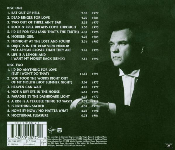 CD-Cover. Gesicht eines Mannes rechts. Album-Trackliste links.