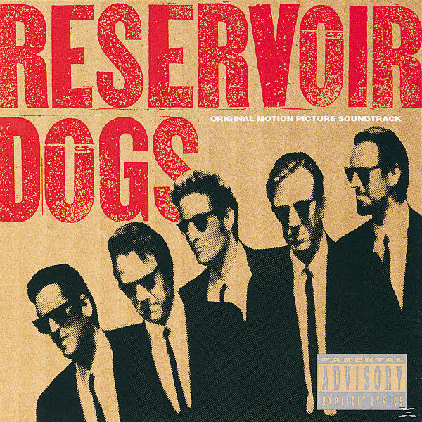 Albumcover mit fünf Männern in Anzügen. Titel des Albums in Rot, mit einer Warnung für Eltern.
