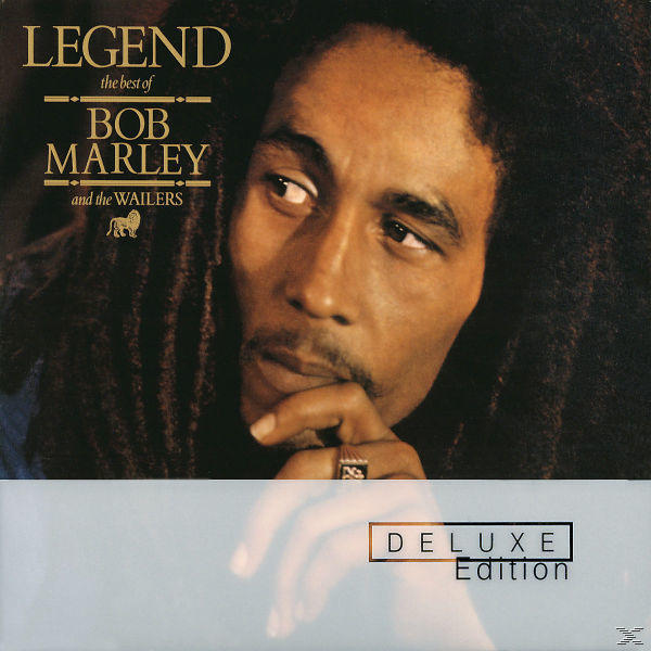 Bob Marley az album borítóján, deluxe kiadás. Közeli kép, sötét haj, gondolkodó arckifejezés.
