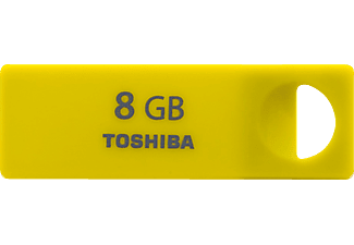 Pendrive 8Gb - Toshiba Mini, en color amarillo