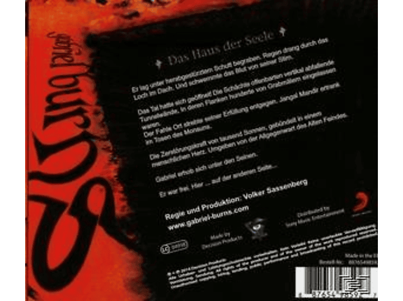 Thumbnail - Burns Gabriel - 35/Das Haus Der Seele (Remastered Edition) (CD)