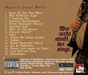 Josef Kapelle Menzl - Wer Singt, - Stinkt. (CD) Der Nicht