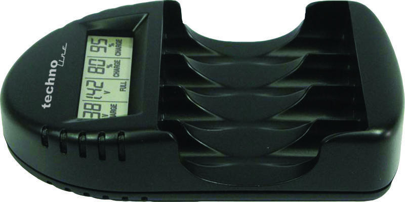 TECHNOLINE BC250 Ladegerät, Schwarz