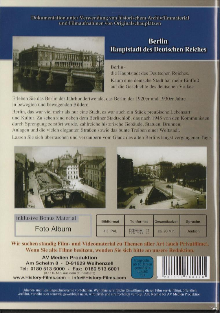 Filmportal: Berlin deutschen Hauptstadt DVD des - Reiches