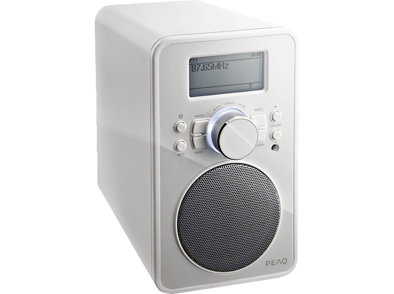 Radio despertador | Peaq PDR210-W Blanco Sintonizador FM