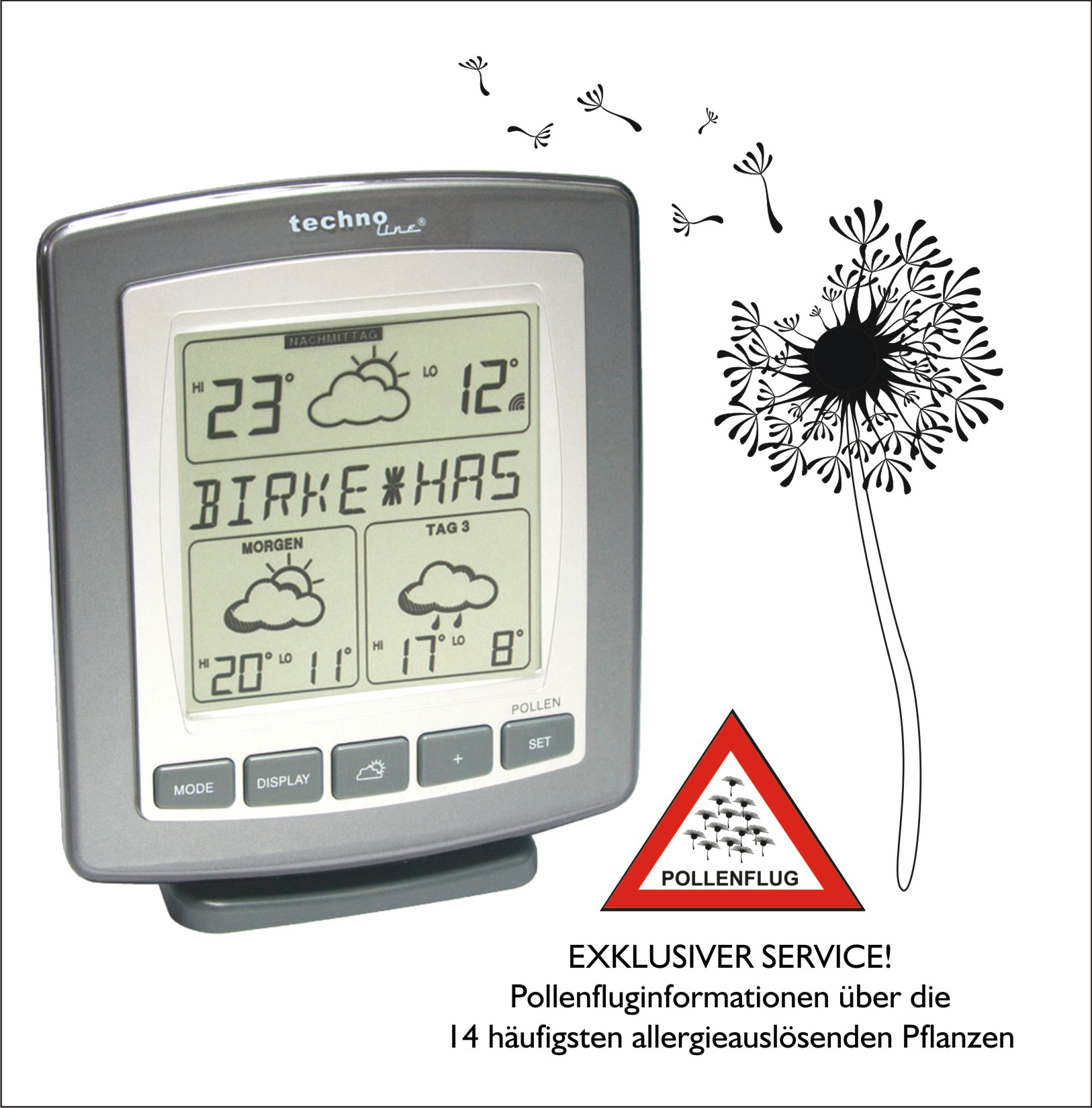 TECHNOLINE WD 9565 Wetterstation