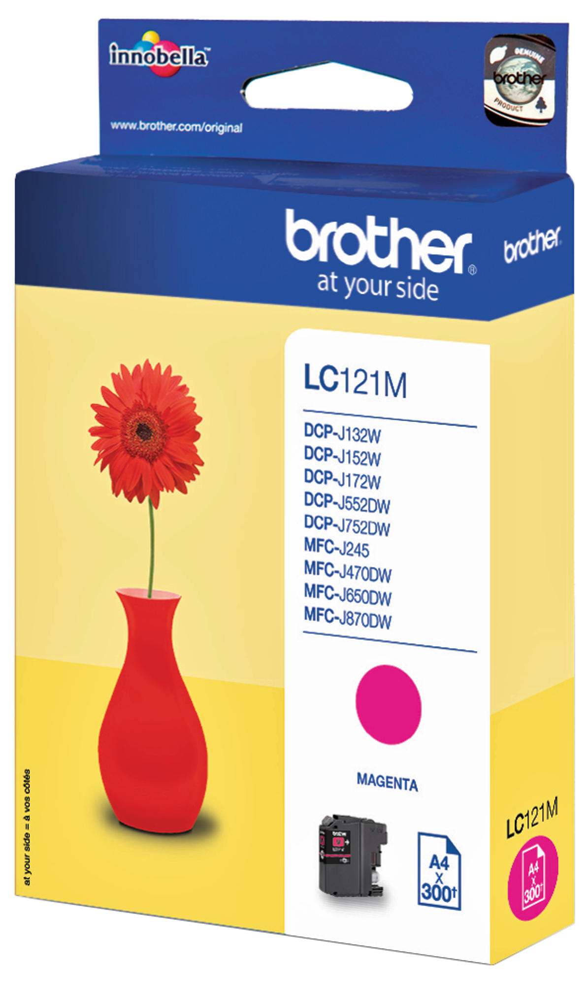 BROTHER (LC-121M) Magenta Original Tintenpatrone