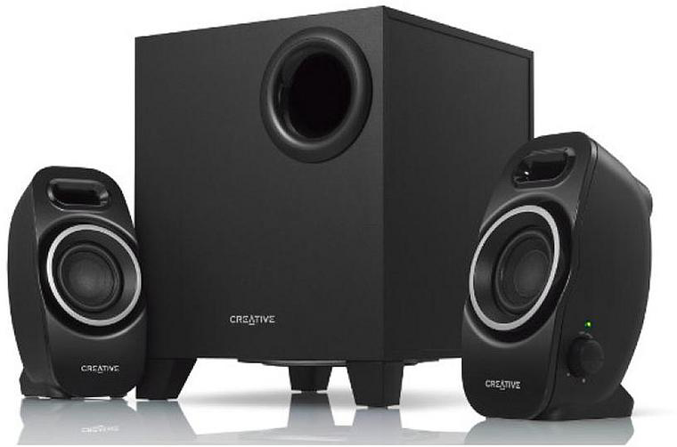 CREATIVE A250 2.1 PC-Lautsprechersystem Lautsprecher, Schwarz