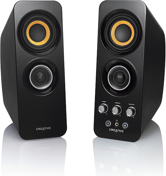 CREATIVE 51MF1655AA000 T30 Lautsprecher (Aktiv-Lautsprecher, Schwarz