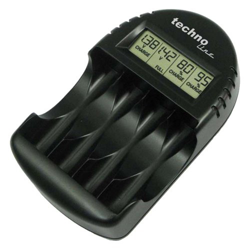 TECHNOLINE BC250 Ladegerät, Schwarz