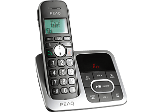 PEAQ PDP133 DECT - Téléphone fixe (Noir/gris)