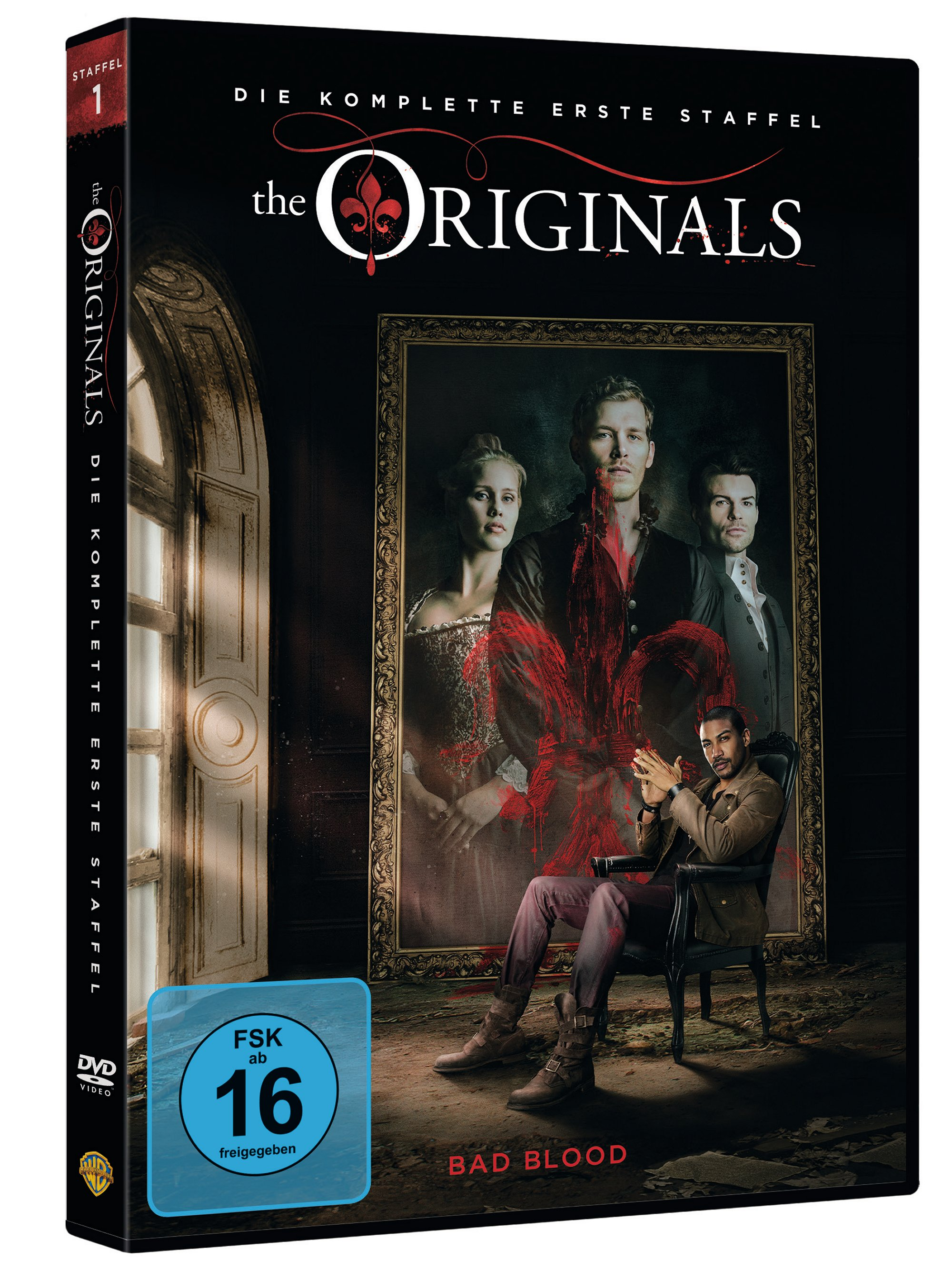 DVD-Cover für "The Originals" mit dunklem Bild von Charakteren und dem Titel.