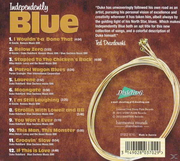 CD-Rückseite. Text auf dem Album, einschließlich Songtiteln und Credits.