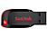 SANDISK SanDisk Cruzer Blade - Unitá Flash - 128 GB - Nero - Chiavetta USB  (128 GB, Nero/Rosso)