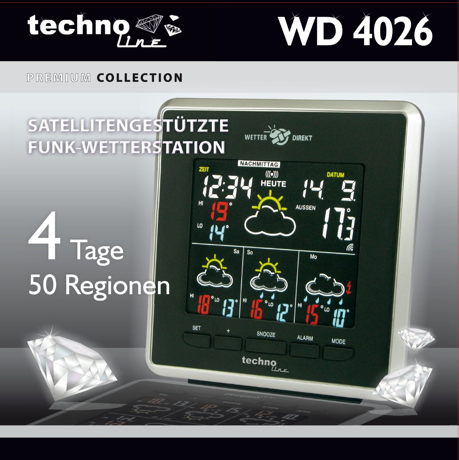TECHNOLINE WD 4026 Wetterstation