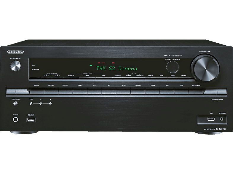 Receptor Onkyo TXNR 737, 7.1, Negro